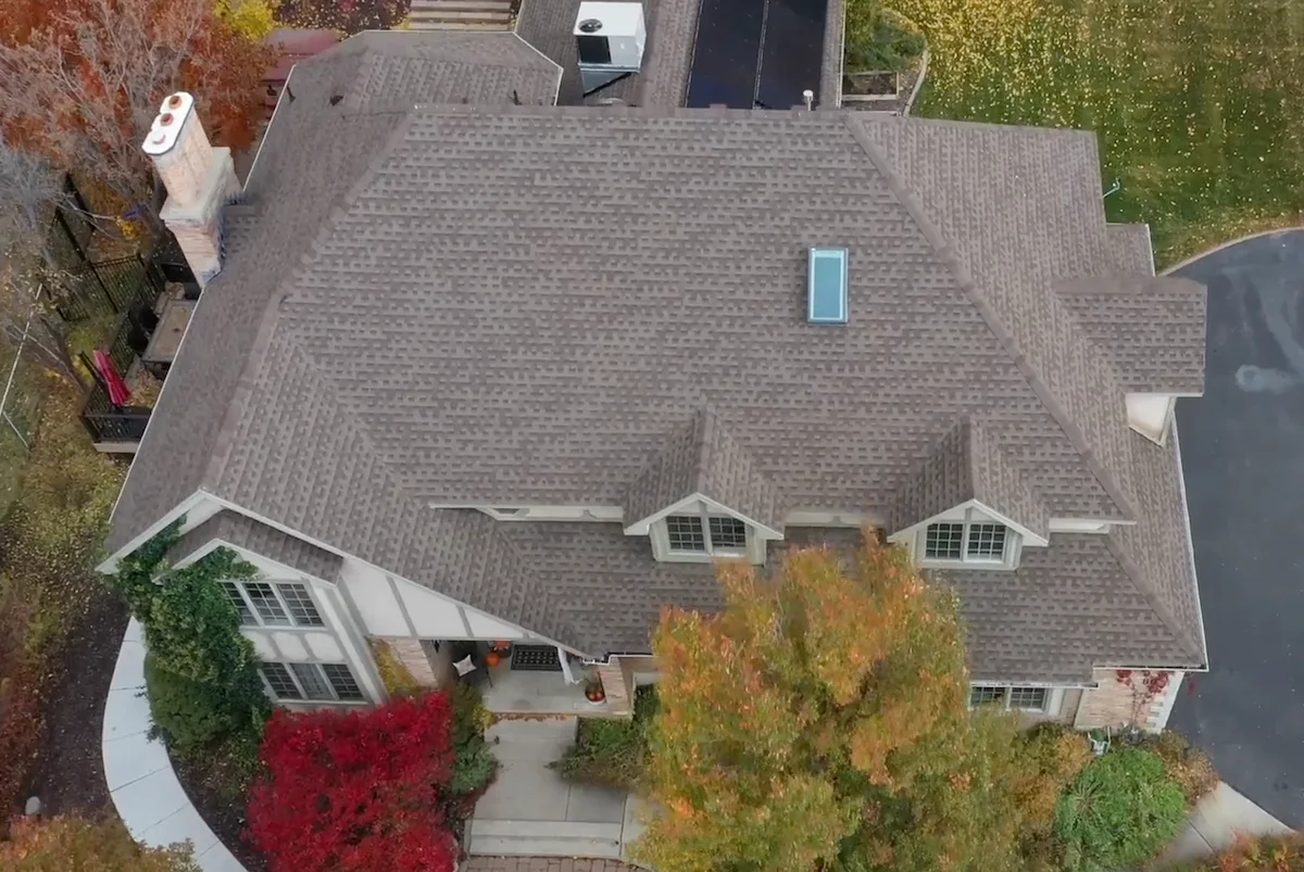 GAF Timberline HDZ Barkwood installed on a Utah home