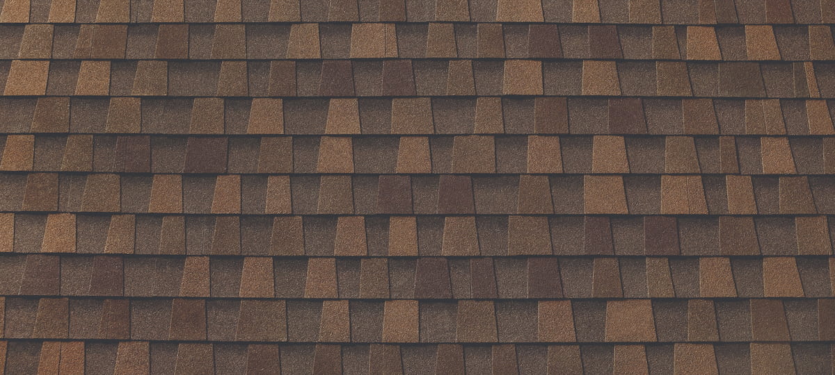 GAF Timberline HDZ Chestnut Valley shingle swatch