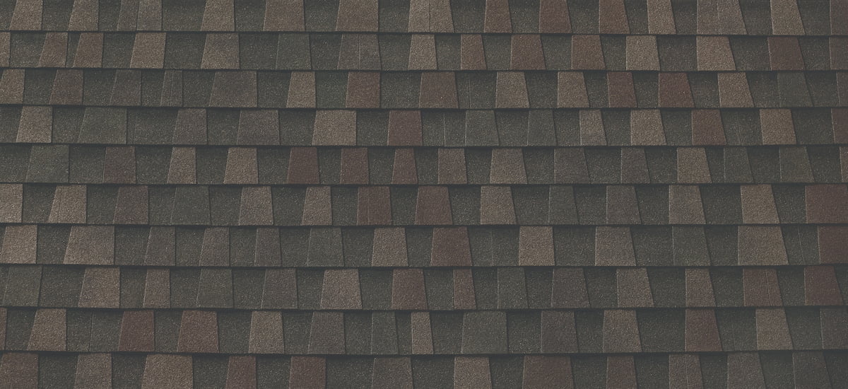 GAF Timberline HDZ Midnight Mesa shingle swatch