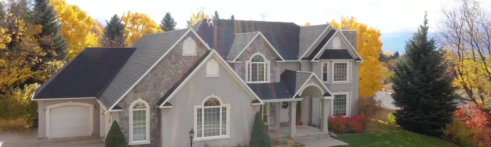 GAF Timberline HDZ Charcoal installed on a Utah home
