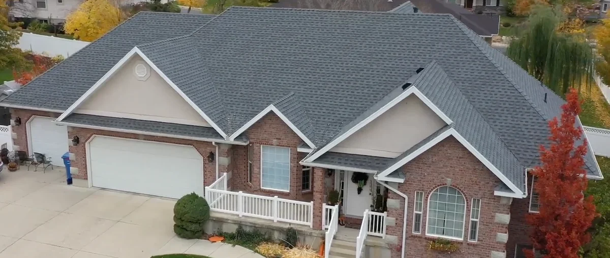 GAF Timberline HDZ Pewter Gray installed on a Utah home
